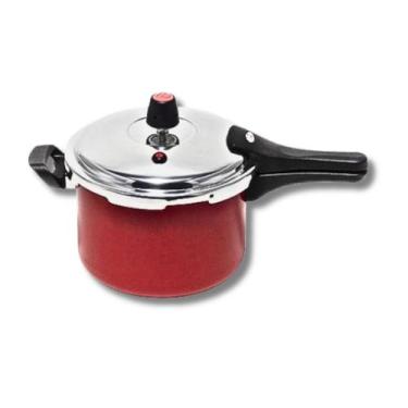 Imagem de Panela De Pressão Teflon 4.5 L Fechamento Externo Marcolar, Vermelho