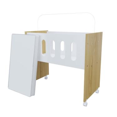Imagem de Berço Moises Multifuncional Kids Para Quarto Do Bebê Com Rodizios Para Meninos E Meninas Mini Moderno