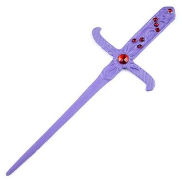 Imagem de Athame da Maria Mulambo Lilás Strass Vermelho 19cm em Metal - Lua Míst