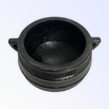 Imagem de Caldeirão tripé em ferro fundido com alça e sem tampa 100 ml - Lua Mís