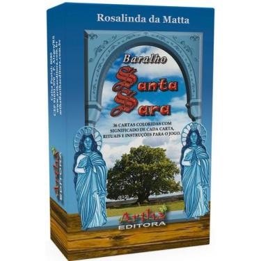 Imagem de Baralho Tarô Santa Sara 36 Cartas com Manual Original - Artha