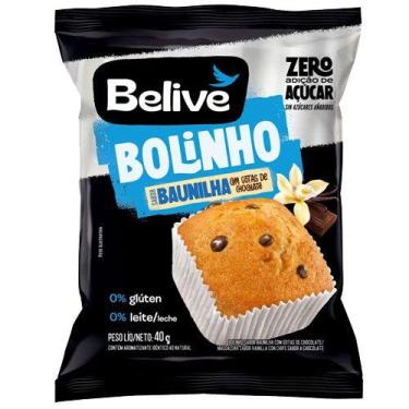 Imagem de Bolinho Zero Leite, Zero Glúten, Zero Açúcar Baunilha com Chocolate Be