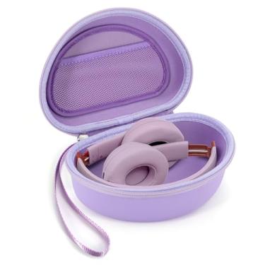 Imagem de Capa rígida para fone de ouvido Beats Solo 4, Studio Pro, Solo 3, Studio 3, Solo 2, estojo de transporte para fone de ouvido com alça de armazenamento para viagem (roxa)