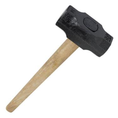 Imagem de Marreta de Ferro com Cabo de Madeira 5,0kg Minasul