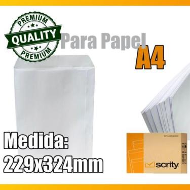 Imagem de Envelope branco para documento curriculo com 10 unidades 229x324 mm su