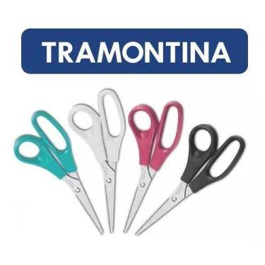 Imagem de Tesoura Profissional Tramontina 8 polegadas Grande Afiada 20cm Alta Qu