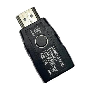 Imagem de THWT Emulador HDMI 2.0 4K EDID (Modelo: HD-EWB), suporta cópia EDID e emulação, passagem HDCP, EDID pré-definido é 1080p @60Hz e 4K @60Hz com áudio 2.1 canais