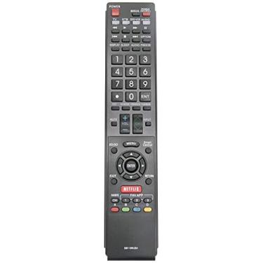 Imagem de PERFASCIN GB118WJSA Controle remoto de substituição adequado para Sharp AQUOS TV LC-60C6600U LC-60EQ10U LC-60LE660U LC-60SQ15U LC-60SQ17 LC-60TQ15U LC-70UQ17U LC-80UQ17U compatível com GB000WJSA 5WJSA