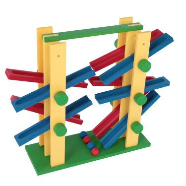 Imagem de Brinquedo Equilibrando Bolinhas - 2x2 - Madeira - 1168 - Carlu