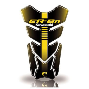 Imagem de Protetor De Tanque Adesivo Moto Kawasaki Er-6N Amarelo