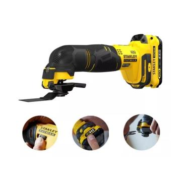 Imagem de Multiferramenta Oscilante Sct500D1Kbr 20V + 9 Itens Stanley