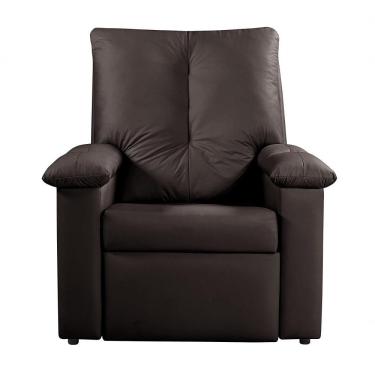 Imagem de Poltrona Reclinável Lisboa Papai Mamãe Corano Com Mocho / Assento De Elevação Marrom 310