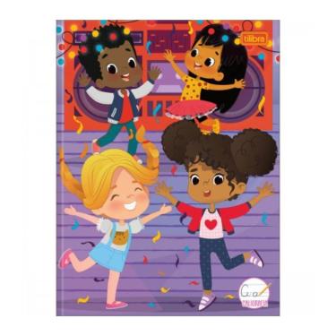 Imagem de Caderno Brochura Capa Dura Caligrafia Sapeca Feminino 40 Folhas Tilibra