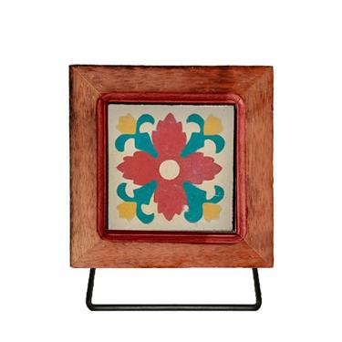 Imagem de Porta Toalha De Rosto Para Banheiro Rustico Artesanal Com Ladrilho I3