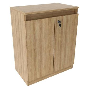 Imagem de Armário Balcão Para Escritório Me4149 Amendoa - Tecnomobili