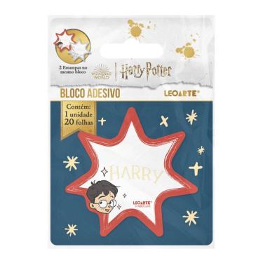 Imagem de Bloco Adesivo Harry Potter 20 Folhas Leoarte