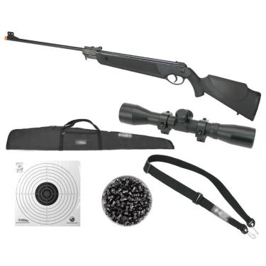 Imagem de Carabina Pressão Dione Nitro 4g 5,5 55kg Rossi 4x32 Kit Pro