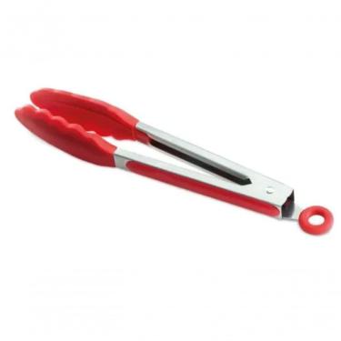 Imagem de Pegador De Salada Em Inox Com Silicone Vermelho 35 Cm - Mimo Style - Sn11234