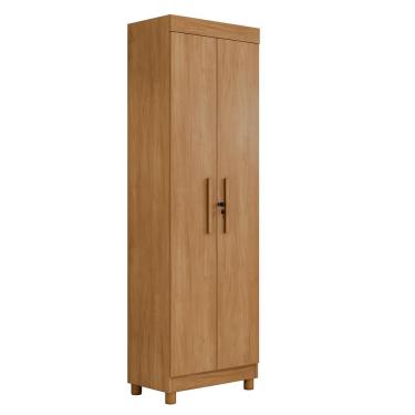Imagem de Armário Multiuso Roma 2 Portas 5 Prateleiras Com Chave Benetil Cinamomo