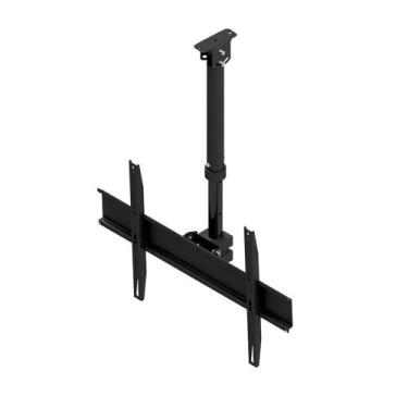 Imagem de Suporte telescópico de teto inclinado para TVs de LCD, LED, Plasma, 4K