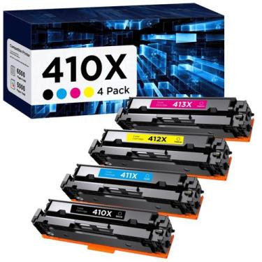 Imagem de Cartucho de toner belietop 410X de alto rendimento para HP M452dw M477