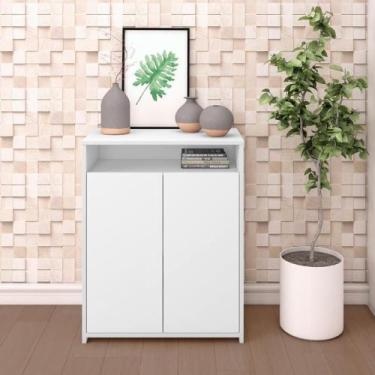 Imagem de Balcão 2 com Nicho Portas Bolonha Branco - CASA H