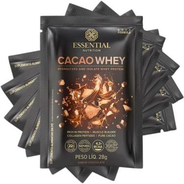 Imagem de Whey protein hidrolisado kit 5 un cacao - essential nutrition