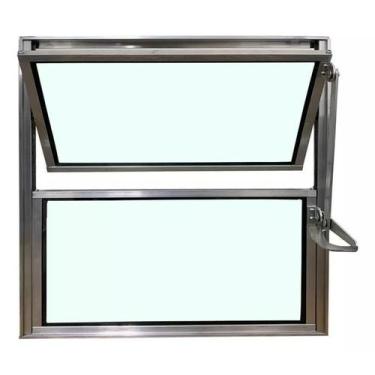 Imagem de Vitro JC Basculante 60 x 60 cm 1 Secçao Brilhante Vidro Boreal