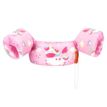 Imagem de HeySplash Colete de natação para crianças, boias de piscina para crianças de 9 a 22,7 kg, colete de natação com alça ajustável, jaqueta de natação com asas aquáticas, boias de braço, poça, mar, praia,