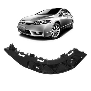 Imagem de Guia de para-choque dianteiro Honda New Civic 2008/2012 - Engekar, Lad