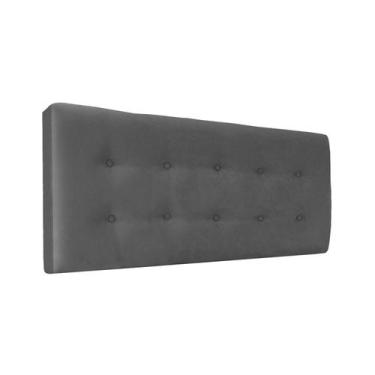 Imagem de Cabeceira De Cama Estofada Botonê Istambul Essencial Suede RBL, Queen 