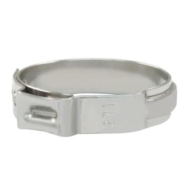 Imagem de Kemcatui 30 braçadeiras Pex Cinch, anéis de crimpagem Pex de 2,5 cm, grampos de encaixe de aço inoxidável para conexões de encaixe de tubulação (23,9-27,1 mm)