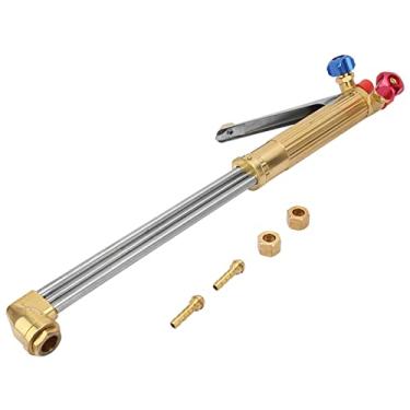 Imagem de Tbest Elecc Weldingwelding Cuttingoxygen Vaeacetileno Vaebaed Prure, aço inoxidável, oxigênio, acetileno, tocha de corte, Baed Prure, cabo de sopro de gás 50 cm