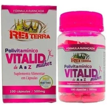 Imagem de Vitalid Mulher Polivitamínico De A - Z 100 Cápsulas - Rei Terra