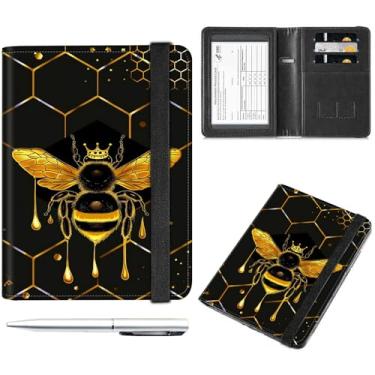 Imagem de Combo porta-cartão de passaporte e vacina, capa para passaporte com compartimento para cartão de vacina bloqueio RFID, carteira, capa de passaporte, capa de passaporte, suporte de passaporte para