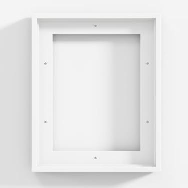 Imagem de Moldura de tela 20 x 25 cm para pintura em tela, moldura flutuante para tela de 3,2 cm de profundidade, moldura flutuante para painel de artista, pintura a óleo, decoração de parede, imagem vertical