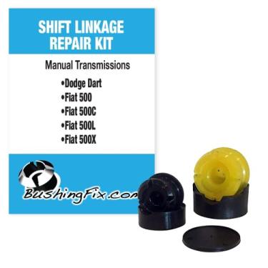 Imagem de BushingFix FM1KIT Kit de reparo de bucha de cabo de câmbio de transmissão, kit de cabo de câmbio serve para modelos selecionados Fiat, Jeep e Mini, bucha de substituição de cabo de mudança de