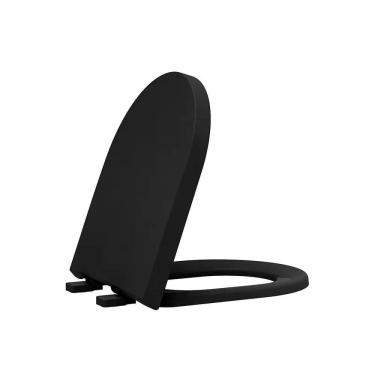 Imagem de Assento Lk Preto Fosco Termofixo Tupan Soft Close Deca Preto