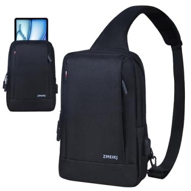 Imagem de ZMEIKJ Bolsa Para Ipad De 9 A 11 Polegadas, Bolsa Para Tablet, Bolsa Mensageiro, Alça De Ombro, Estojo De Transporte Para Laptop Fire, Kindle Ou Outros