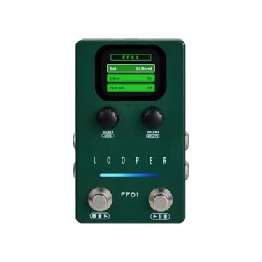 Imagem de SPYMINNPOO Pedal de Guitarra Looper, 40 Slots 160 Minutos de Tempo de Loop e Gerenciamento de Dados USB para Guitarra e Baixo Elétrico (Plugue nos EUA)