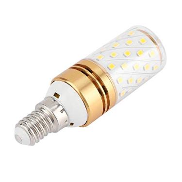 Imagem de E14 12W Bulbo de Milho LED Quente Lâmpada Decorativa Branca Lâmpada de Vela Cilíndrica de Vela AC 85 240V para o Material da Liga de Alumínio Em Casa (Branco quente 12 watts)