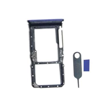 Imagem de Bandeja SIM e suporte de cartão microSD para Motorola Moto G Stylus 5G 2025 XT2517 Peça de reparo de reposição (azul)