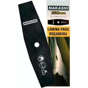 Imagem de Lâmina Para Roçadeira 2 Pontas 330mm Furo 20,0x2,0mm Nakashi