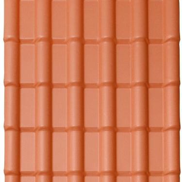 Imagem de Kit com 20 Telhas Pvc Colonial 3,30m X 0,88m X 1,7mm 6 Ondas Lux Telhas Ceramica