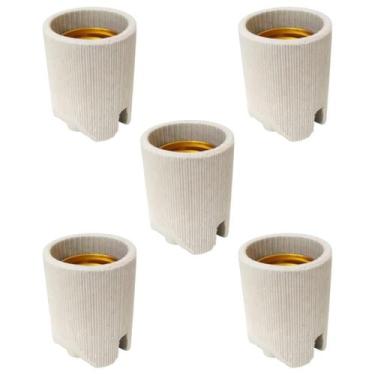 Imagem de Bocal Soquete De Porcelana Borne Embutido E27 05 Un - Kaztec