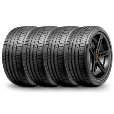 Imagem de Kit 4 Pneu Continental Aro 17 225/45r17 91W Sportcontact 5 Mo