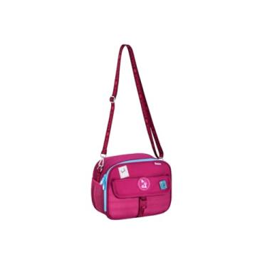 Imagem de Lancheira Luluca Térmica Transversal Escolar Passeio Juvenil Rosa