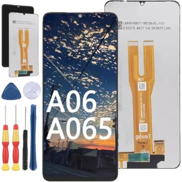 Imagem de Yuxyiony Nova tela de substituição para Samsung Galaxy A06 A065F/DS A065M tela de reparo de tela LCD e acessórios de ferramenta de substituição.