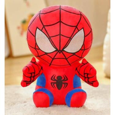 Imagem de Pelucia Homem Aranha 25 cm Antialérgico Alta Qualidade Cor Vermelho - 