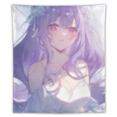 Imagem de LIEGBMEU Sexy Bikini Hot Anime Girl Tapeçaria 127.0 cmx152.4 cm Interior Exterior Wall Quilt Art Decoração de Tapeçaria Caprichosa, AF123